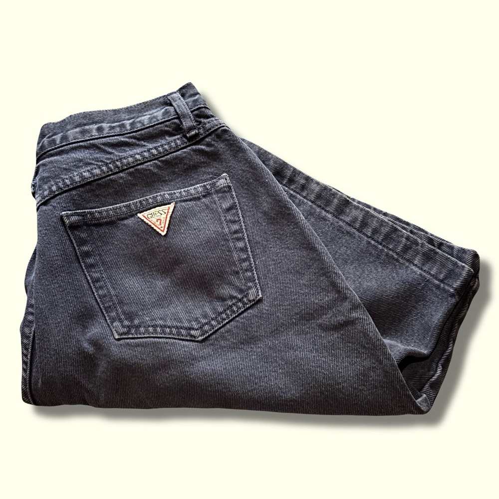 Guess Navy Denim Shorts